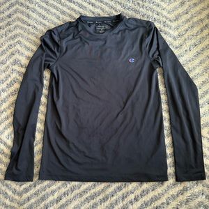 NWOT Champion Black Technical Long Sleeve, Youth XL